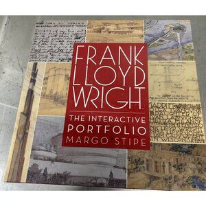 Frank Lloyd Wright The Interactive Portfolio Stipe Hardcover w Slip Case Chicago